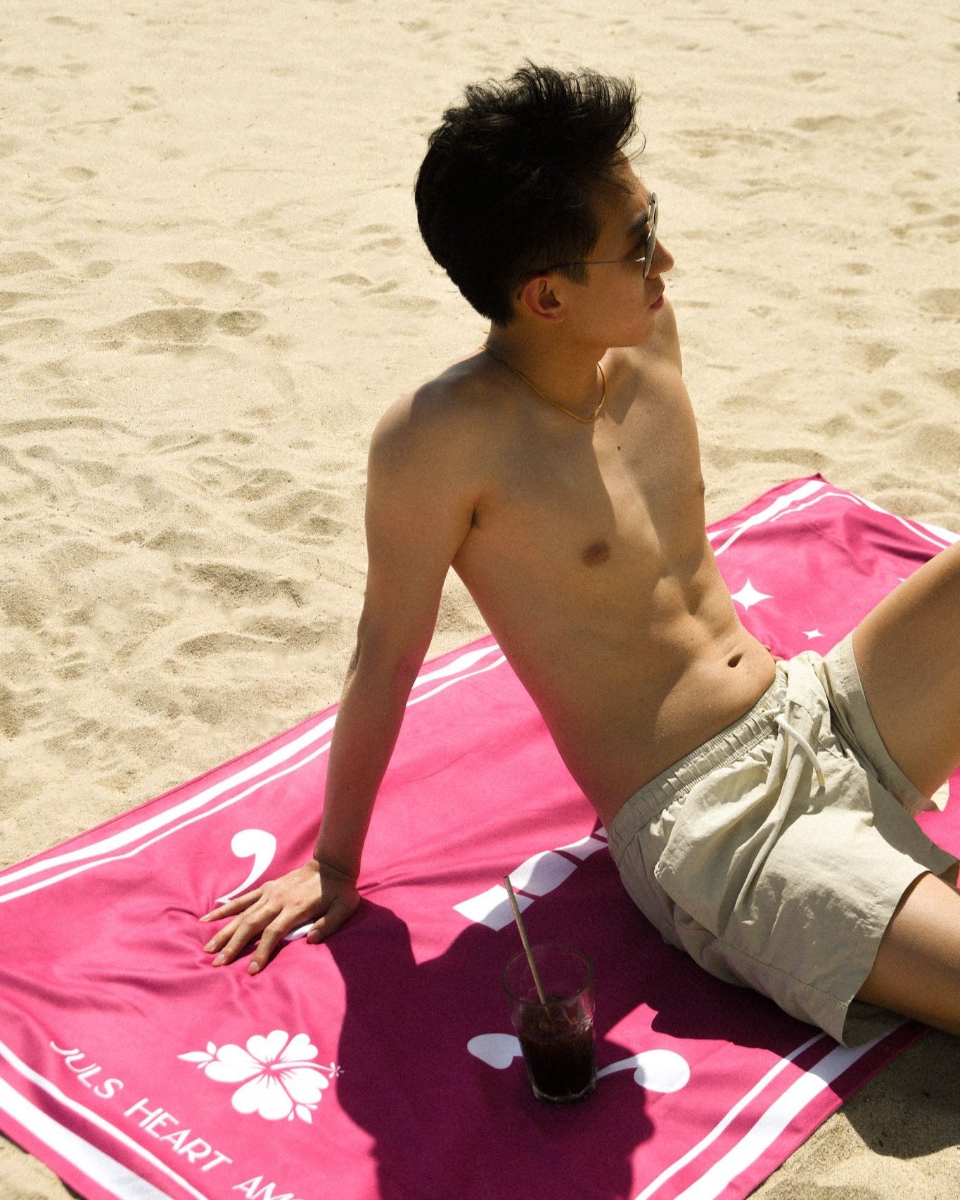 Majestic Beach Towel Juls Pink